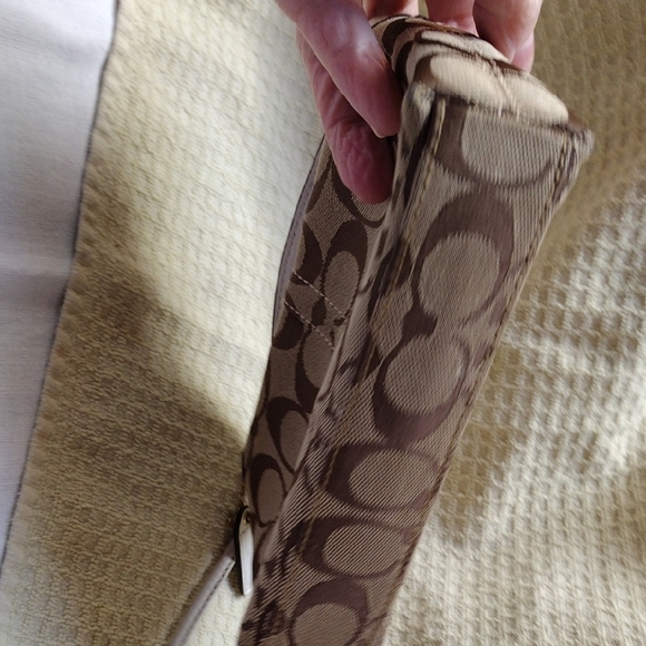 Coach Brown Wristlet - Picture 5 of 12